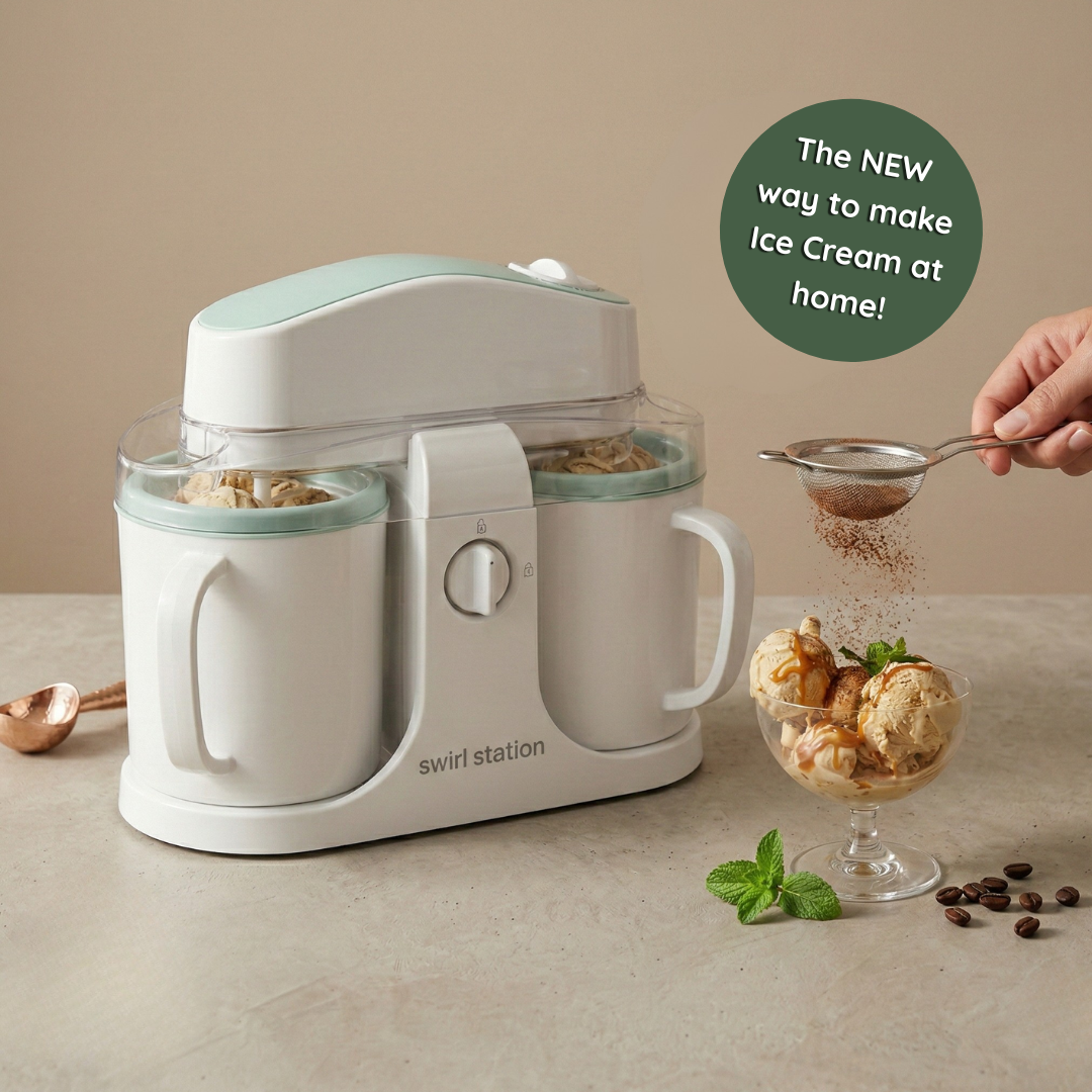 The Swirl Station - Dual Cup Ice Cream Maker